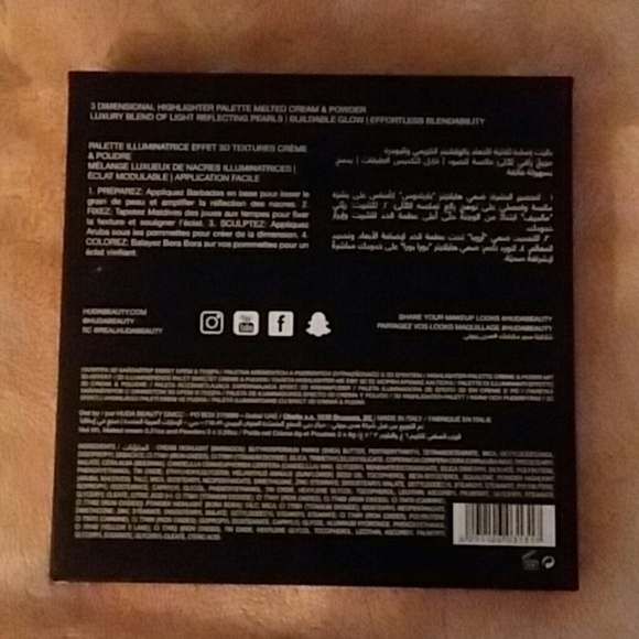 My Huda beauty 3D Highlighter palette. - Picture 2 of 2